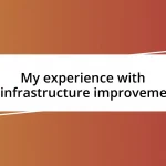 My experience with IT infrastructure improvement